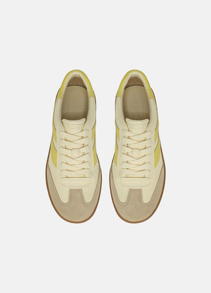 Oasis Leather & Suede Sneaker in Shoes - SAND DUST/STRAW SEED/CHAMOMILE | VINCE Sale