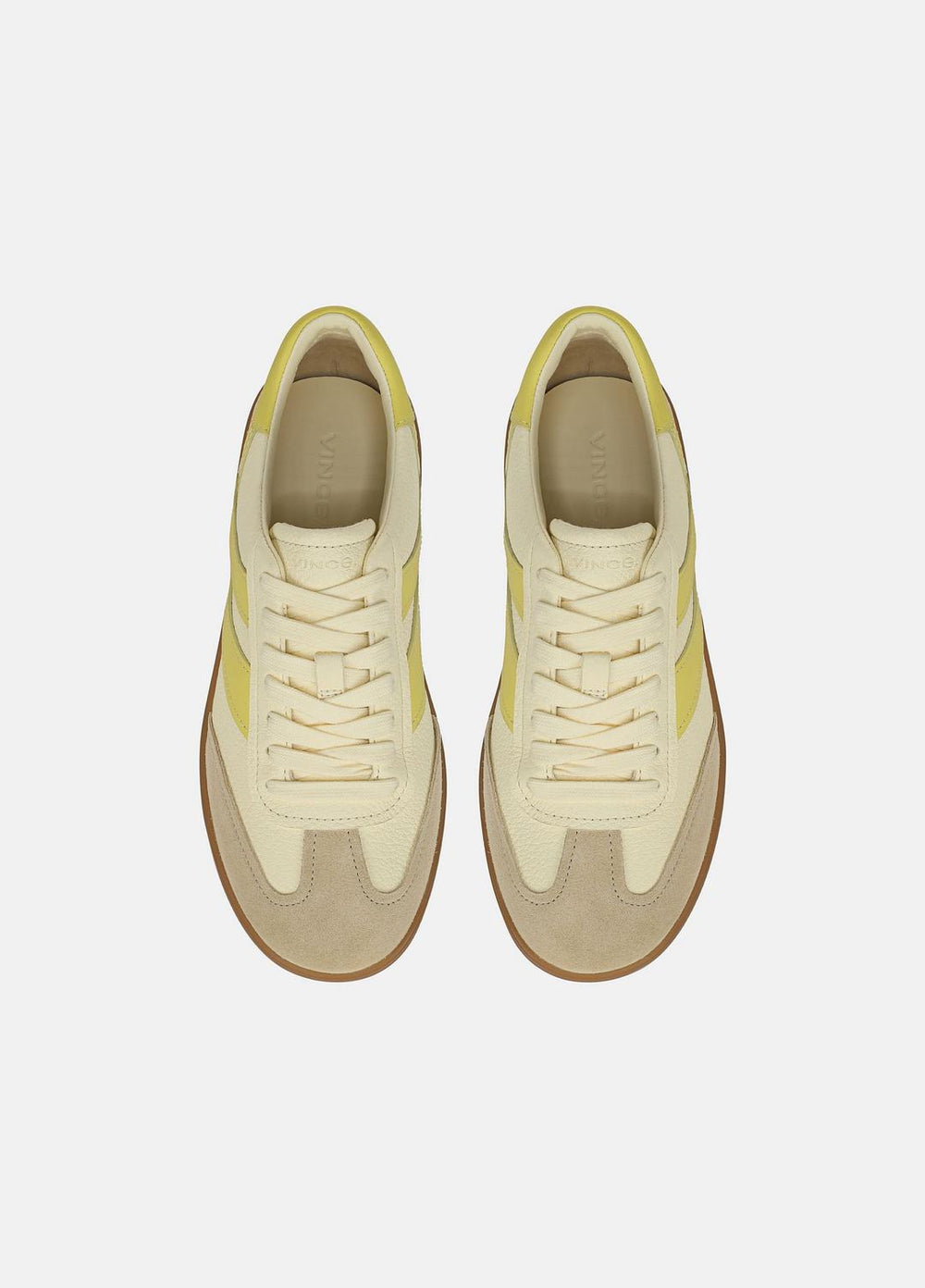 Oasis Leather & Suede Sneaker in Shoes - SAND DUST/STRAW SEED/CHAMOMILE | VINCE Sale