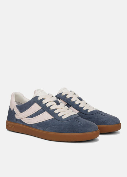 Oasis Suede & Leather Sneaker in Shoes - HUNTINGTON BLUE/POWDER PINK | VINCE Sale