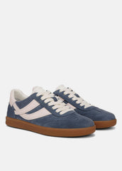 Oasis Suede & Leather Sneaker in Shoes - HUNTINGTON BLUE/POWDER PINK | VINCE Sale