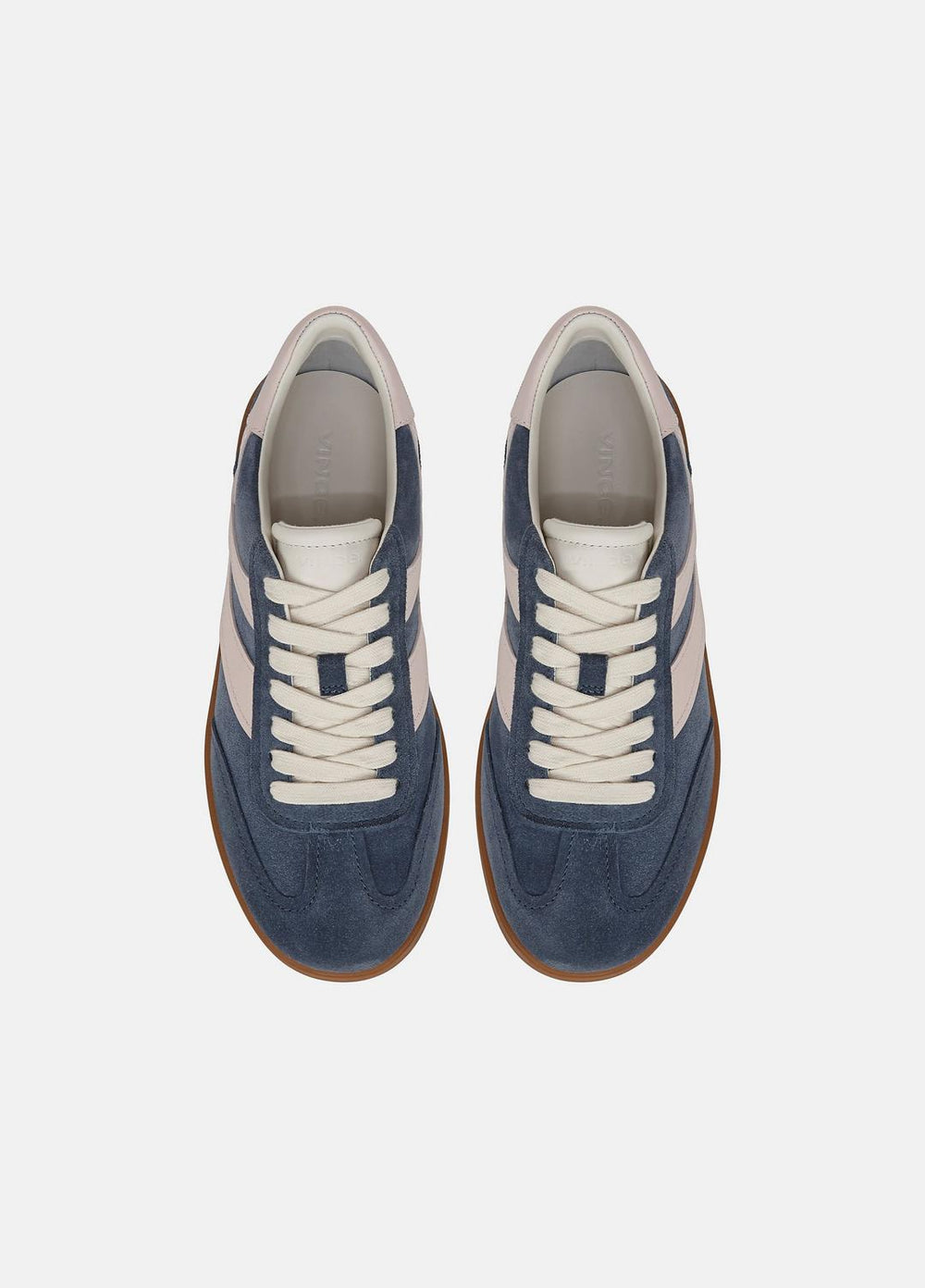 Oasis Suede & Leather Sneaker in Shoes - HUNTINGTON BLUE/POWDER PINK | VINCE Sale
