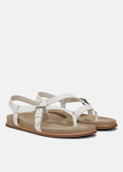 Franca Leather Sandal in Shoes - MILK | VINCE Sale