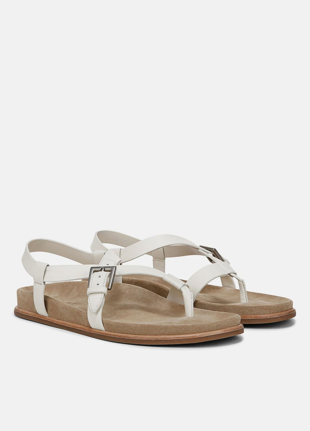 Franca Leather Sandal in Shoes - MILK | VINCE Sale