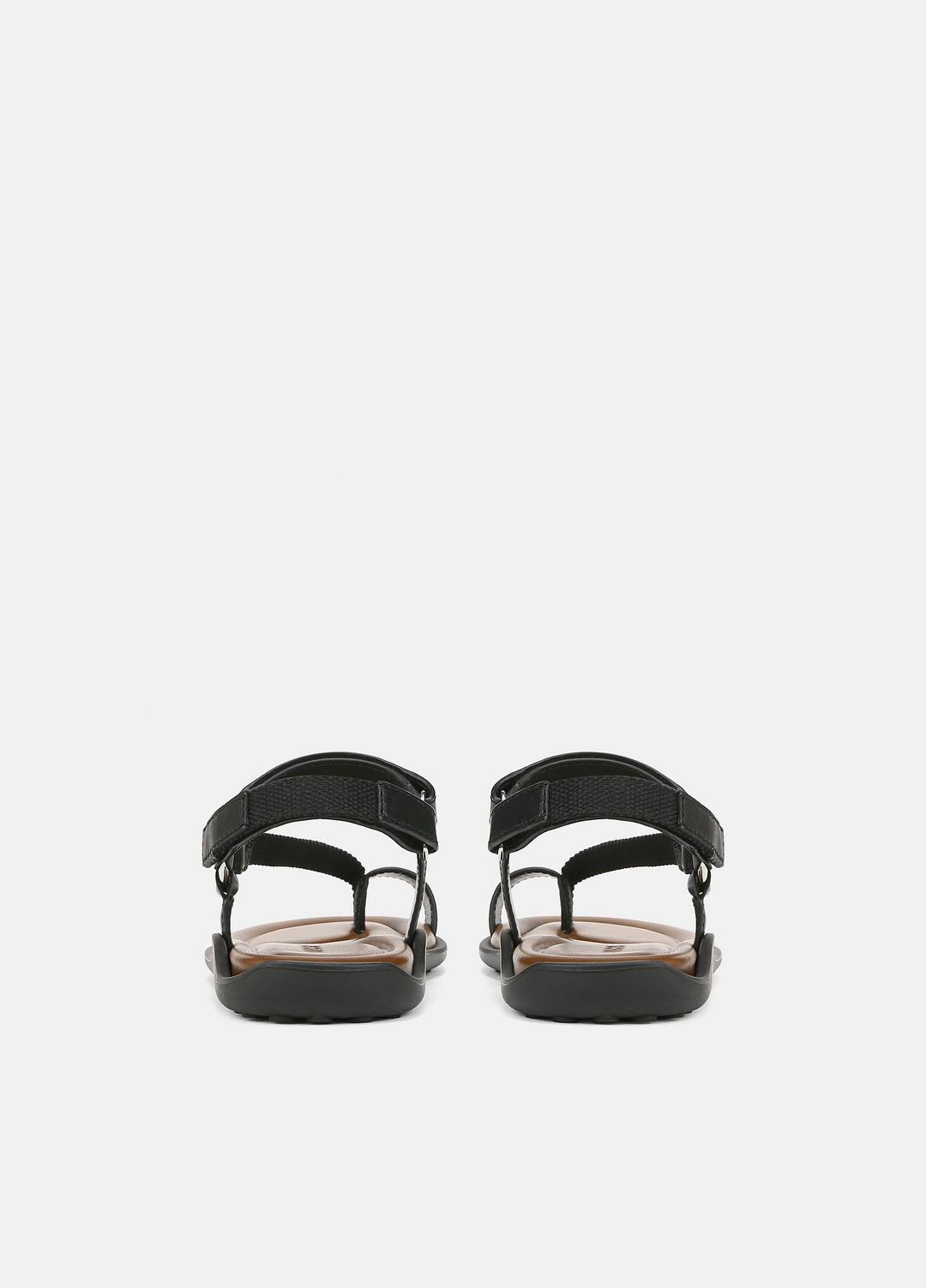Summer Leather & Canvas Sandal in Shoes - BLACK | VINCE Sale
