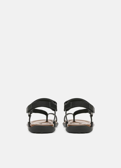 Summer Leather & Canvas Sandal in Shoes - BLACK | VINCE Sale
