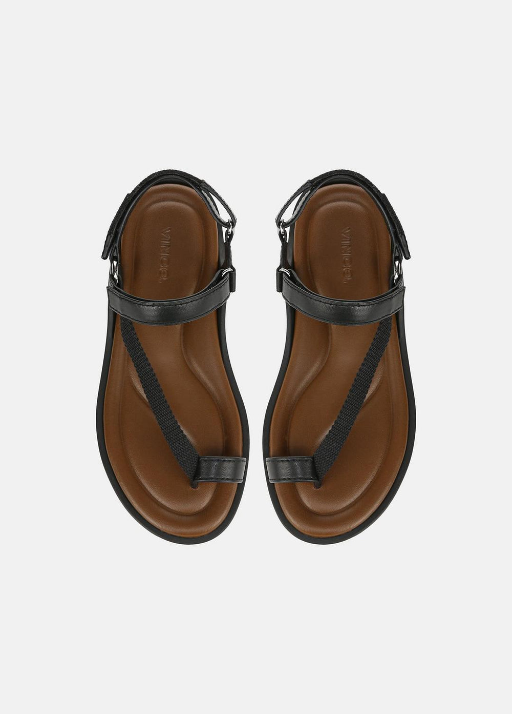 Summer Leather & Canvas Sandal in Shoes - BLACK | VINCE Sale