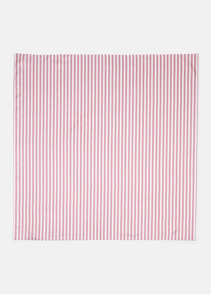 Till Stripe Silk Scarf in Accessories - PEONY WOOD/OFF WHITE | VINCE Sale