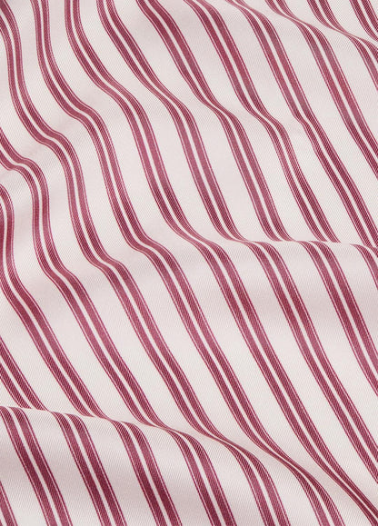 Till Stripe Silk Scarf in Accessories - PEONY WOOD/OFF WHITE | VINCE Sale