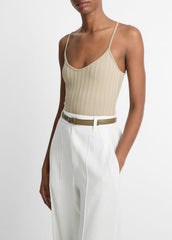 Ribbed V-Neck Camisole in Shirts & Tees - MOJAVE | VINCE Sale