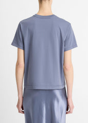 Pima Cotton Crew Neck T-Shirt in Shirts & Tees - MAUVE THISTLE | VINCE Sale