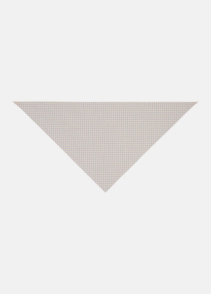 Gardener's Check Cotton Headkerchief in Accessories - STONE/TAN | VINCE Sale