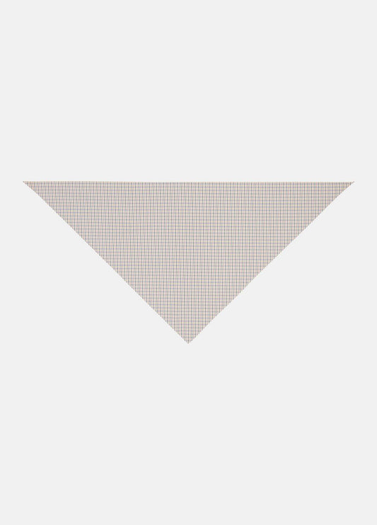 Gardener's Check Cotton Headkerchief in Accessories - STONE/TAN | VINCE Sale