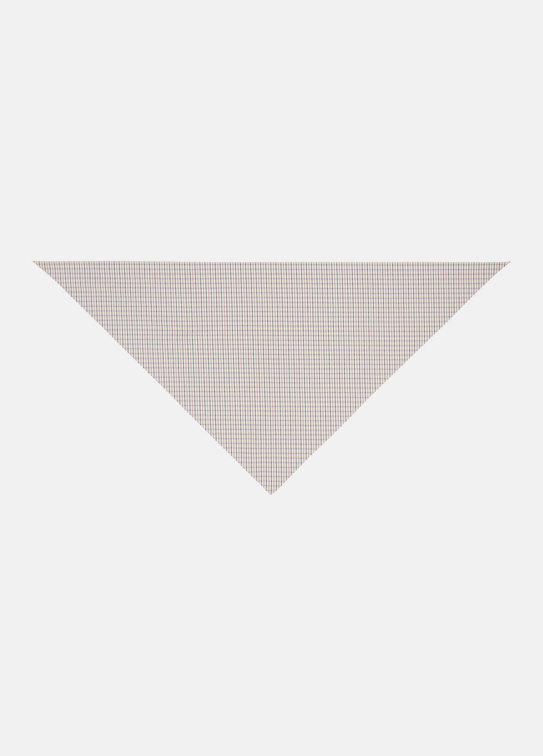 Gardener's Check Cotton Headkerchief in Accessories - STONE/TAN | VINCE Sale