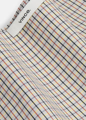 Gardener's Check Cotton Headkerchief in Accessories - STONE/TAN | VINCE Sale