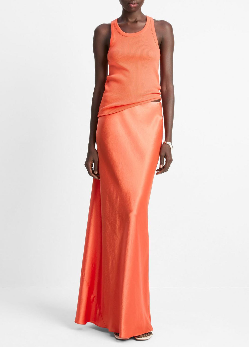 Satin Maxi Skirt in Dresses & Skirts - BURNT ORCHID | VINCE Sale