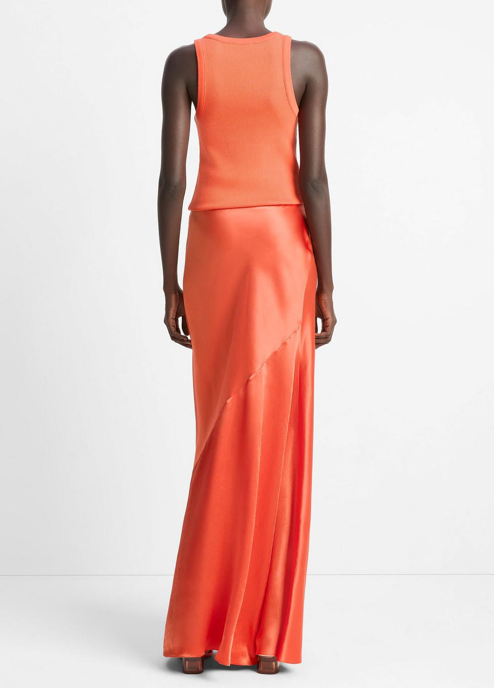 Satin Maxi Skirt in Dresses & Skirts - BURNT ORCHID | VINCE Sale