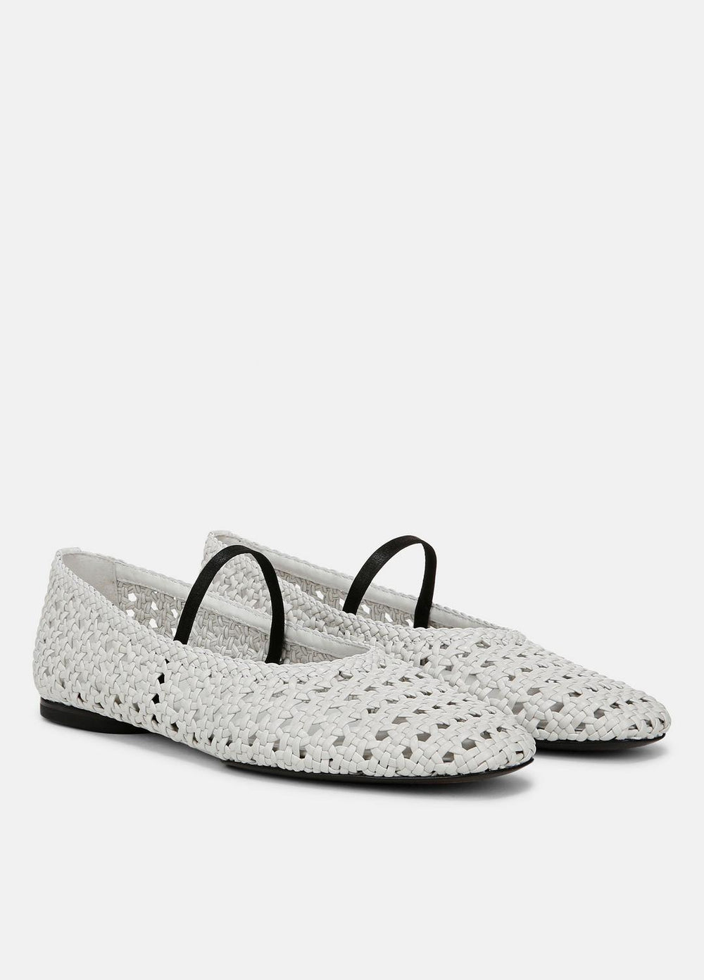 Vivian Leather Mary Jane Flat in Shoes - WHITE | VINCE Sale