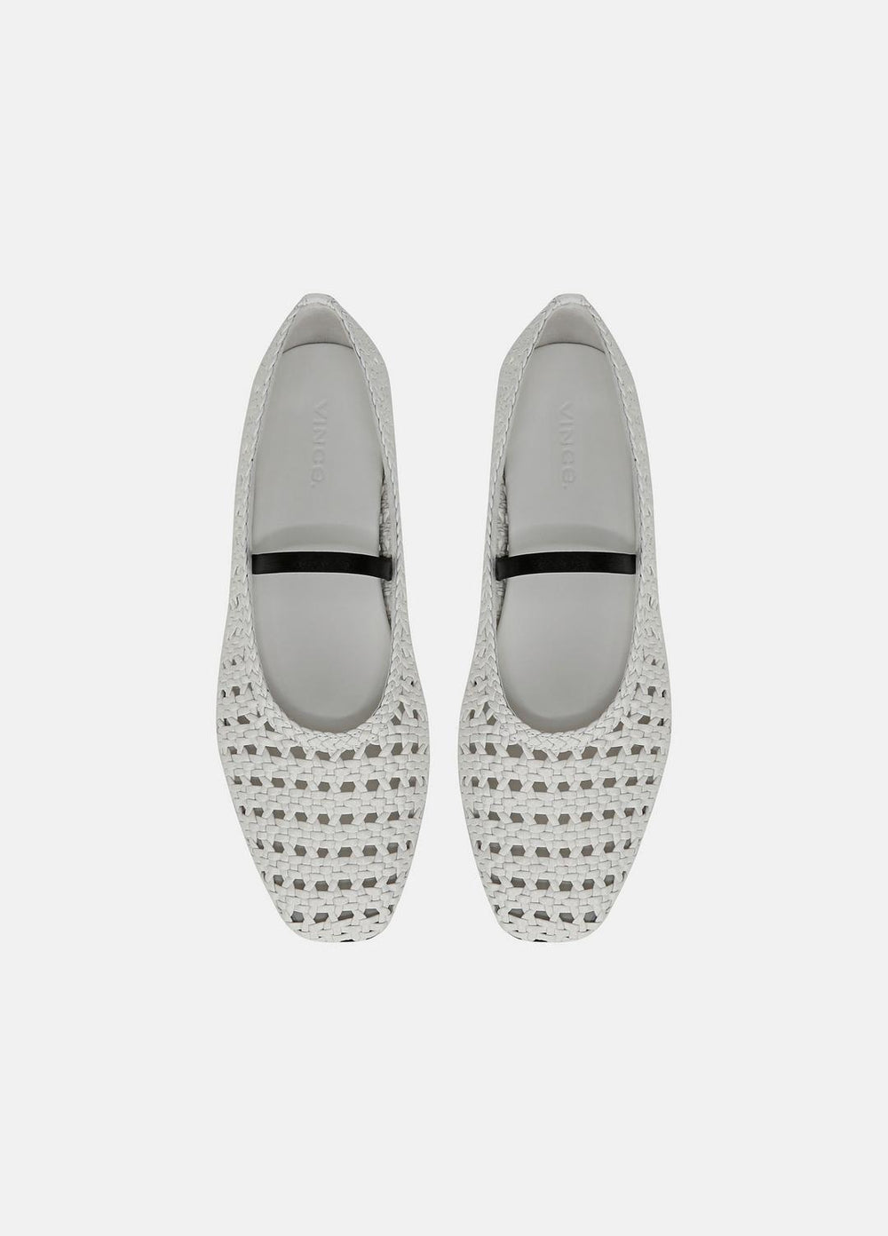 Vivian Leather Mary Jane Flat in Shoes - WHITE | VINCE Sale