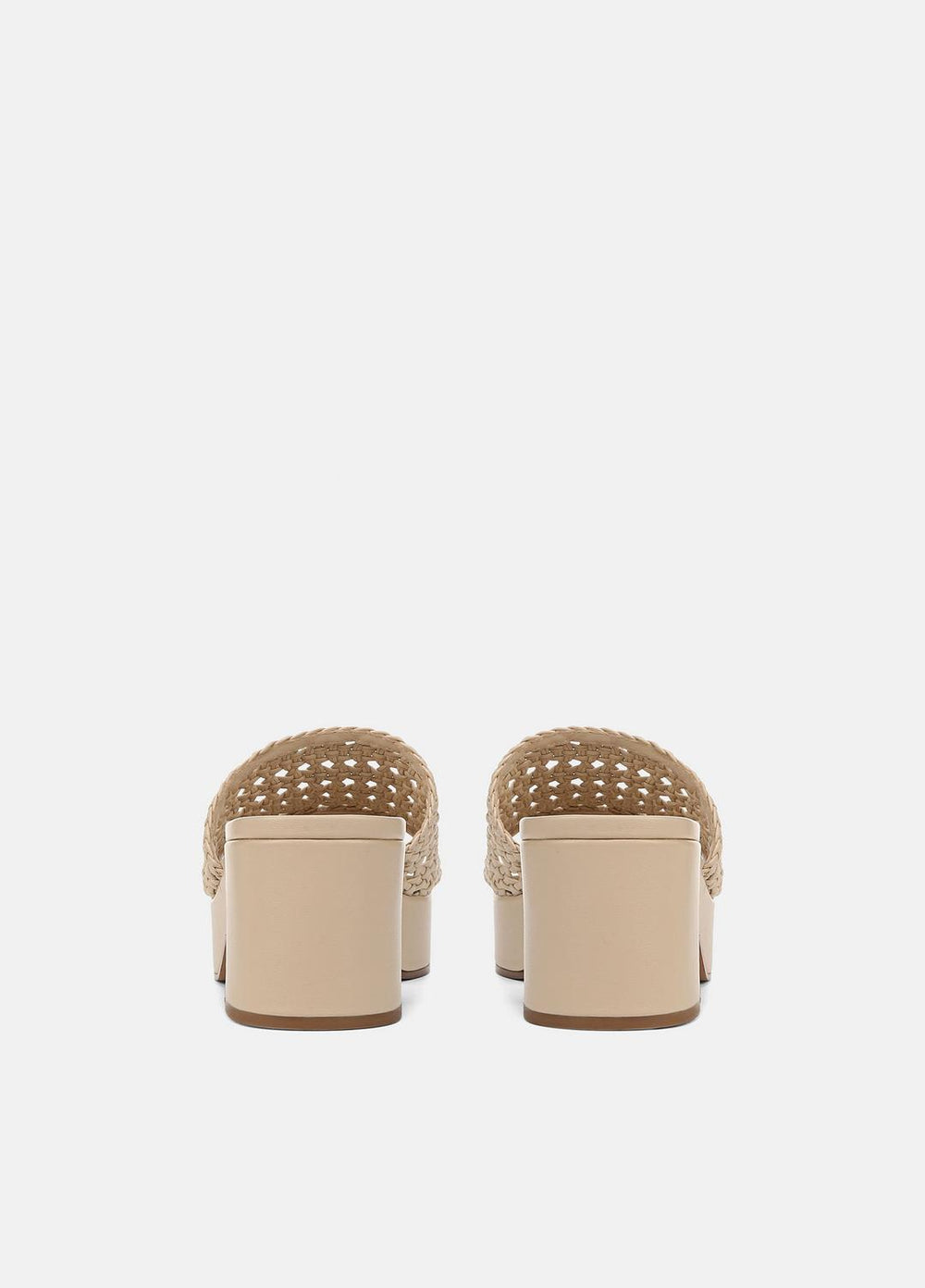 Margo Woven Leather Platform Sandal in Shoes - BIRCH SAND | VINCE Sale