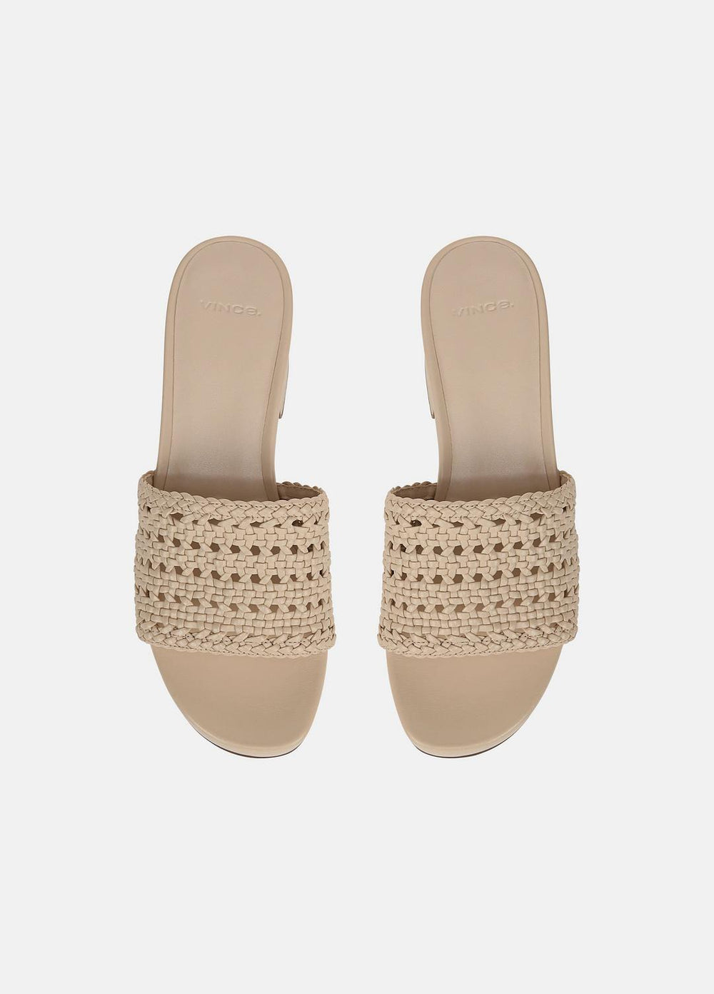 Margo Woven Leather Platform Sandal in Shoes - BIRCH SAND | VINCE Sale