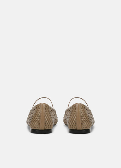 Vivian Leather Mary Jane Flat in Shoes - SAND SHELL | VINCE Sale