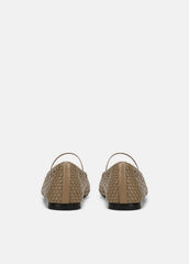 Vivian Leather Mary Jane Flat in Shoes - SAND SHELL | VINCE Sale