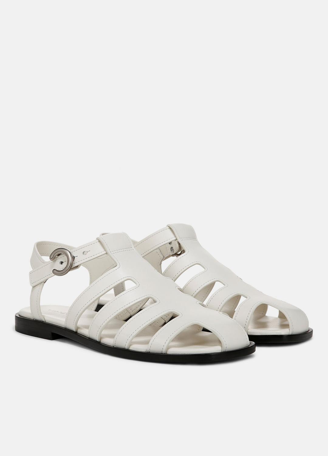 Melina Leather Fisherman Sandal in Shoes - MILK | VINCE Sale
