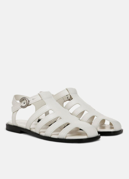 Melina Leather Fisherman Sandal in Shoes - MILK | VINCE Sale