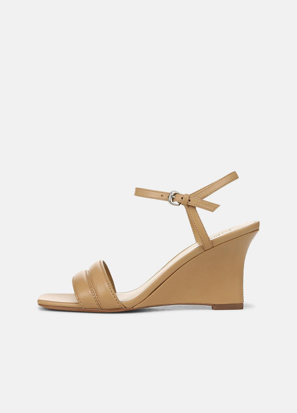 Prema Leather Wedge Sandal in Shoes - LIGHT SABLE | VINCE Sale