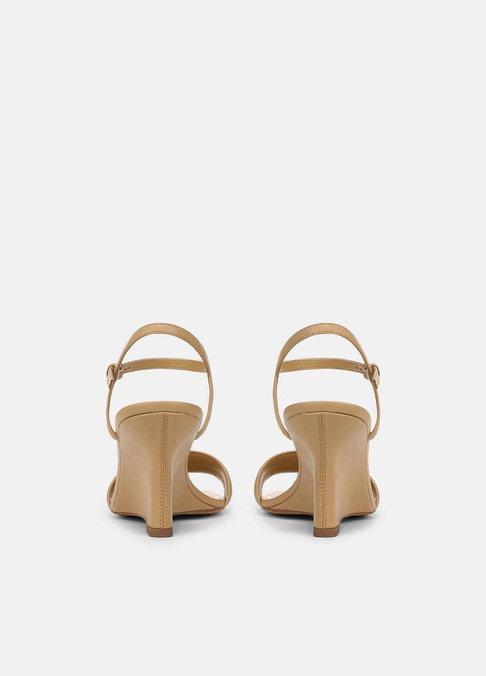 Prema Leather Wedge Sandal in Shoes - LIGHT SABLE | VINCE Sale