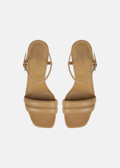 Prema Leather Wedge Sandal in Shoes - LIGHT SABLE | VINCE Sale