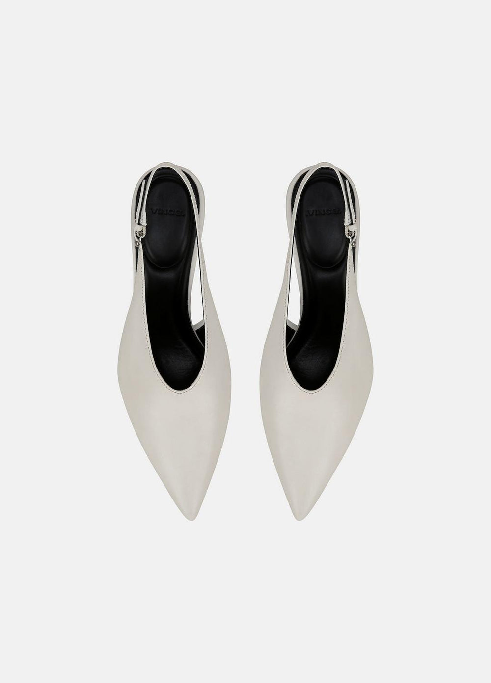 Devi Leather Slingback Pump in Shoes - MILK | VINCE Sale