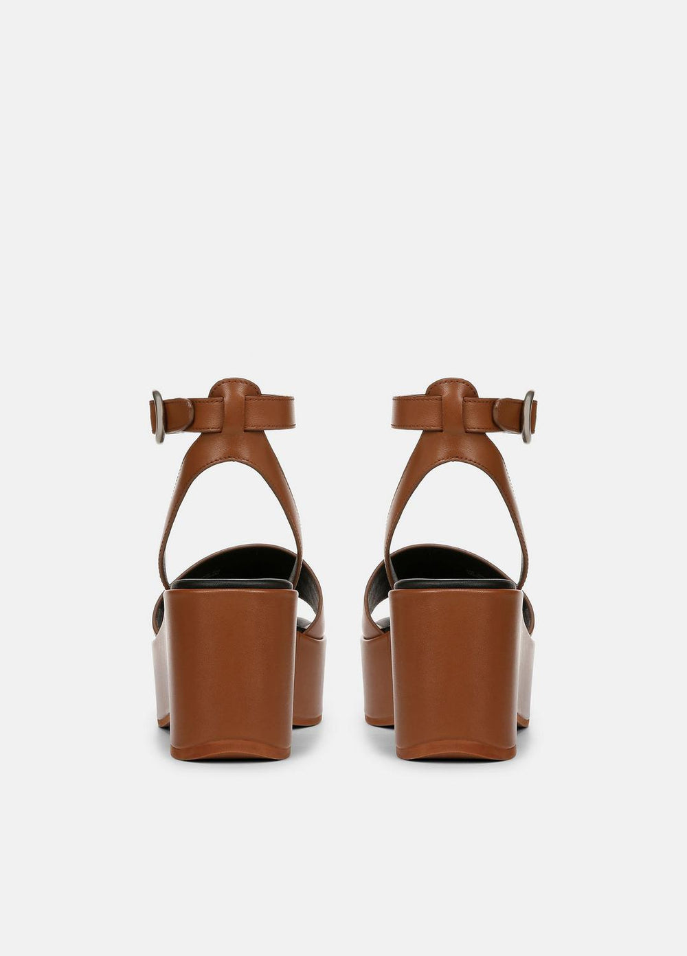 Phillipa Leather Platform Sandal in Shoes - SEQUOIA BROWN | VINCE Sale