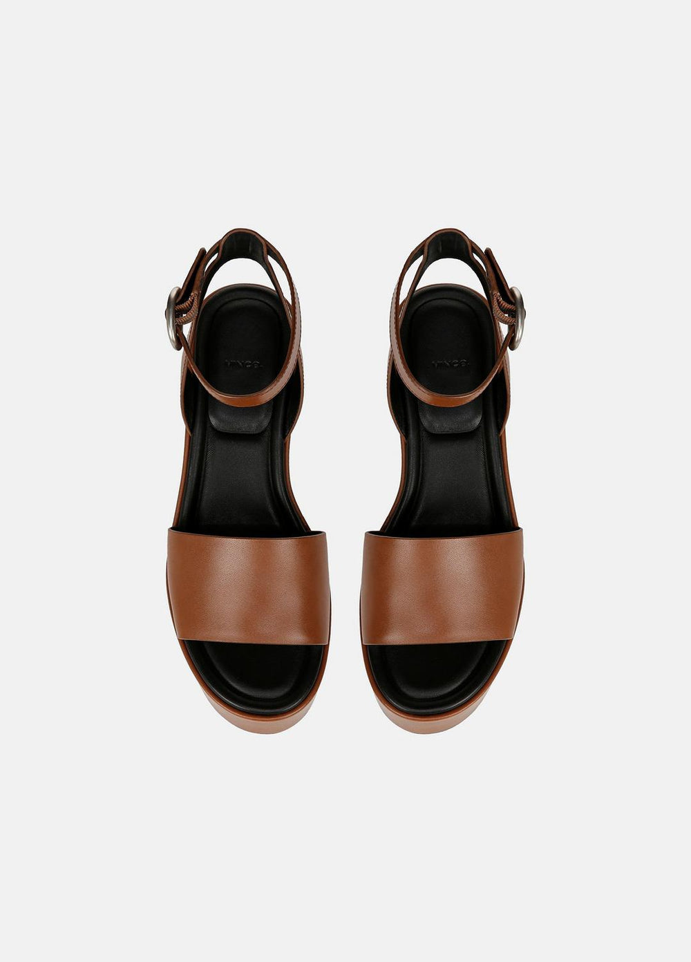 Phillipa Leather Platform Sandal in Shoes - SEQUOIA BROWN | VINCE Sale