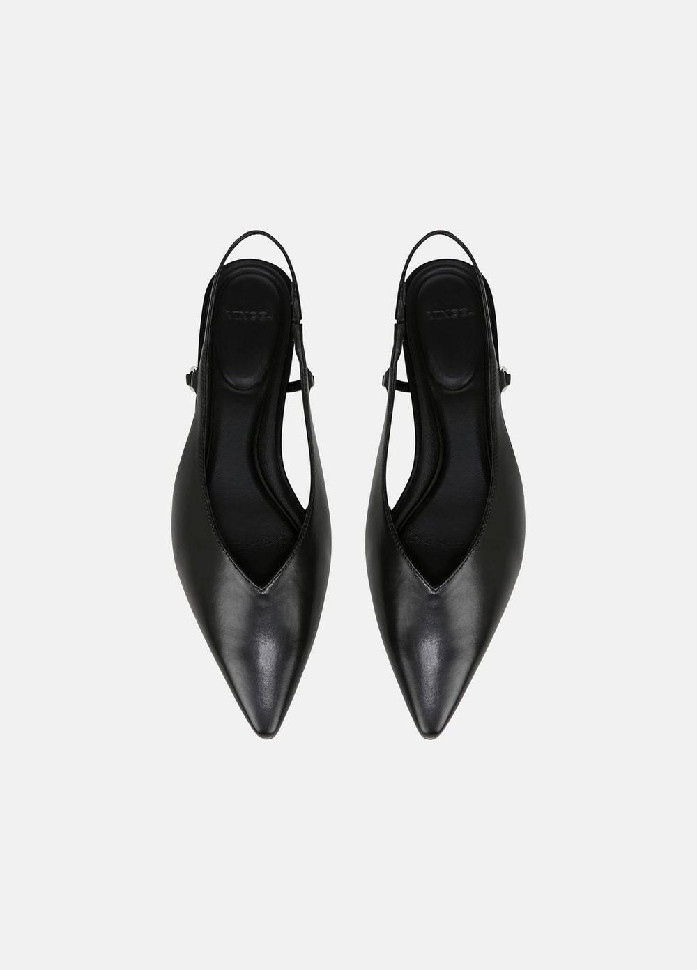Ines Leather Slingback Flat in Shoes - BLACK | VINCE Sale