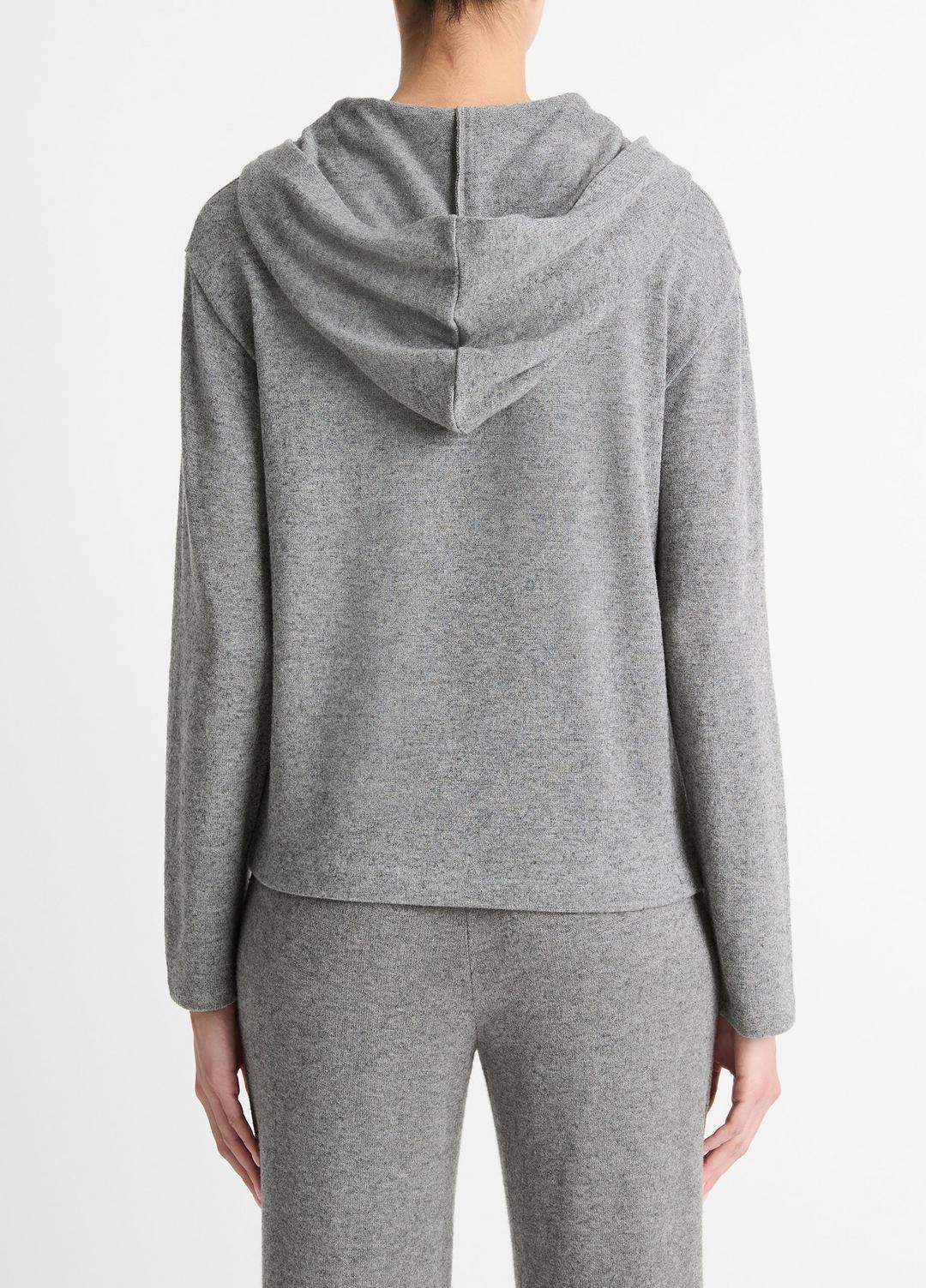 Cozy Long-Sleeve Hoodie in Shirts & Tees - DARK HEATHER GREY | VINCE Sale