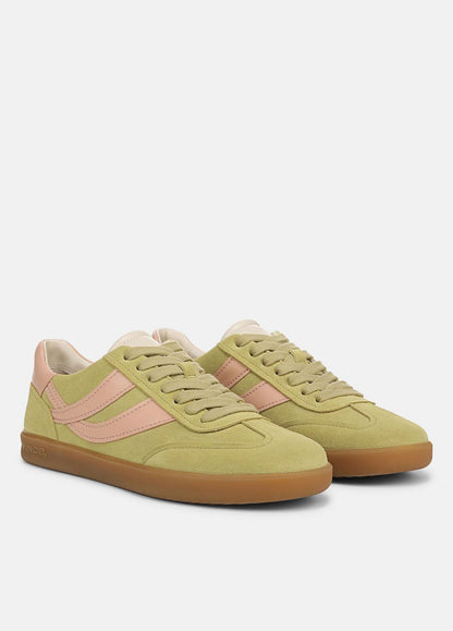 Oasis Suede & Leather Sneaker in Shoes - DRIED CITRUS/LOTUS BLUSH | VINCE Sale