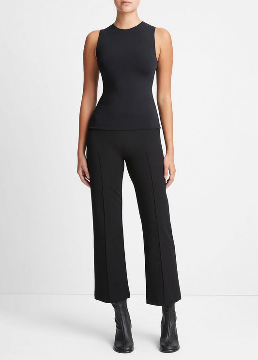 Stretch-Jersey Shell in Shirts & Tees - BLACK | VINCE Sale